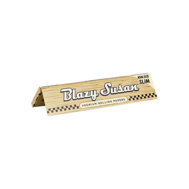 Blazy Susan Rolling Papers | Unbleached | King Size Slim Booklet