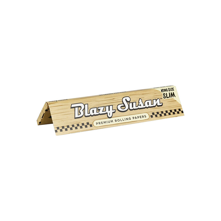 Blazy Susan Rolling Papers | Unbleached | King Size Slim Booklet