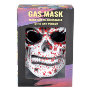 Bloody Skull Gas Mask & Acrylic Bong Set | Packaging