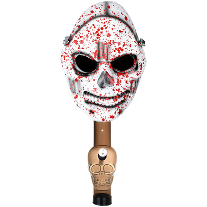 Bloody Skull Gas Mask & Acrylic Bong Set