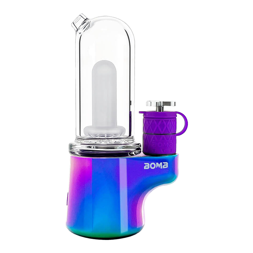 BOMB Sykloud eRig & Hot Knife Set | Rainbow | Side View