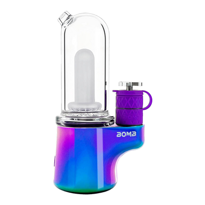 BOMB Sykloud eRig & Hot Knife Set | Rainbow | Side View