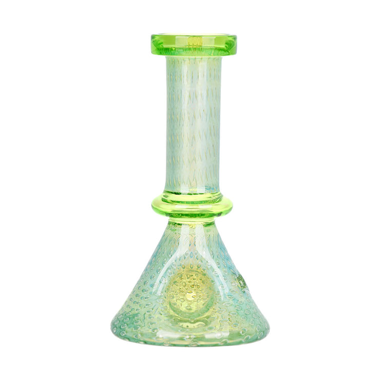Bubble Matrix Mini Beaker Hand Pipe | Green