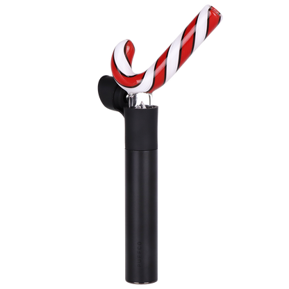 Candy Cane Mouthpiece Attachment for Puffco Pivot | View with Device