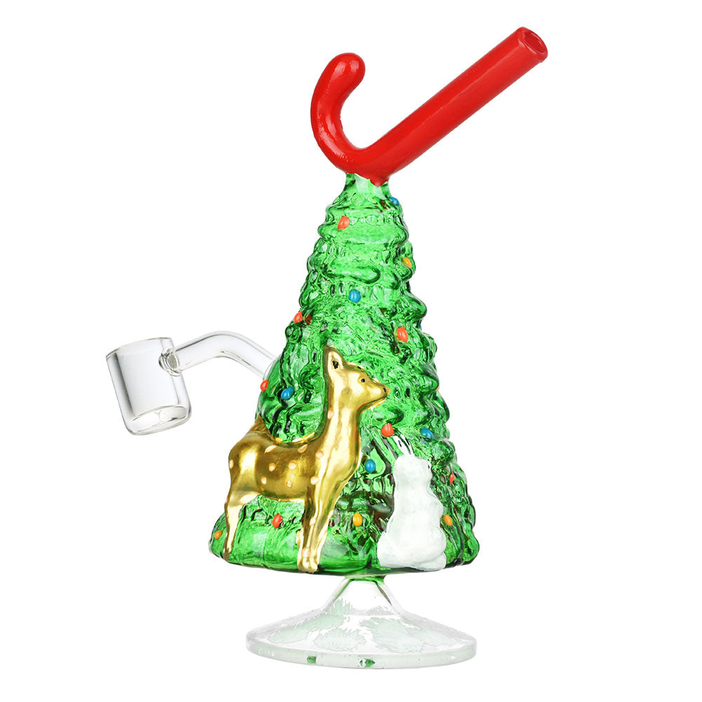 Candy Cane Tree Dab Rig | Back View