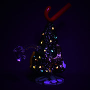 Candy Cane Tree Dab Rig | Glow In The Dark Accents
