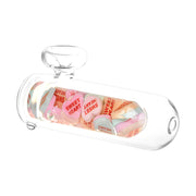 Candy Hearts Hand Pipe | Side View