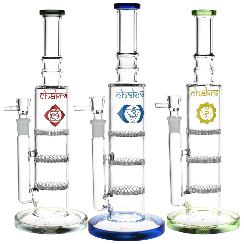 Chakra Triple Honeycomb Tower Bong | Group