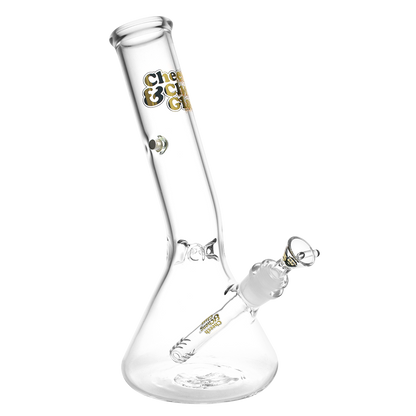 Cheech & Chong Glass Beaker Bong | Basketball Jones Chillax | Clear