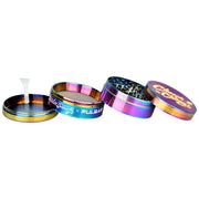 Cheech & Chong's™ x Pulsar Bundles | Rainbow Metal 4pc Grinder | Pieces