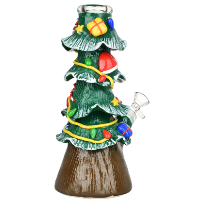 Christmas Tree Beaker Bong | Back View