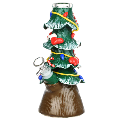 Christmas Tree Beaker Bong | Front View