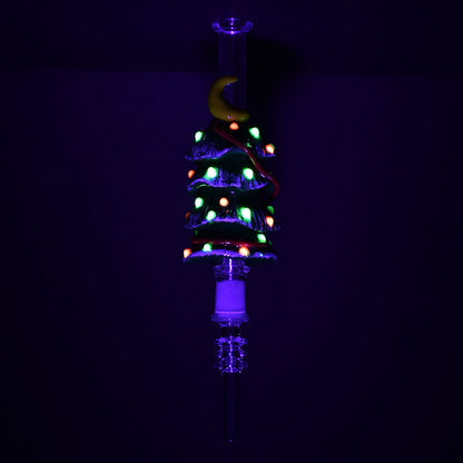 Christmas Tree Vapor Vessel | Glow In The Dark Accents