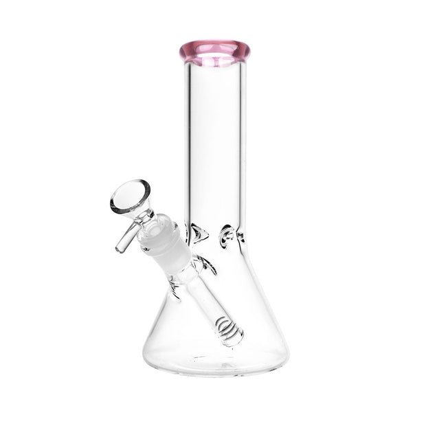 Classic Glass Beaker Bong | Small Size | Pink