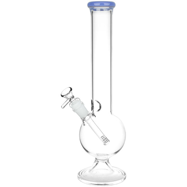 Classic Glass Bubble Base Bong | Large Size | Front View