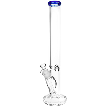 SeshGear Classic Glass Straight Tube Bong | Extra Large | Blue