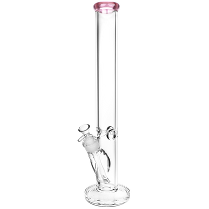 SeshGear Classic Glass Straight Tube Bong | Extra Large | Pink