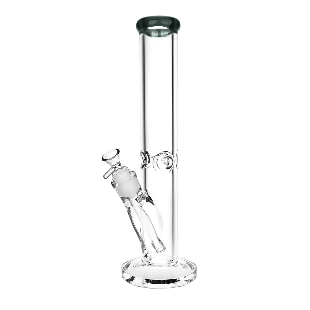 SeshGear Classic Glass Straight Tube Bong | Large | Gray