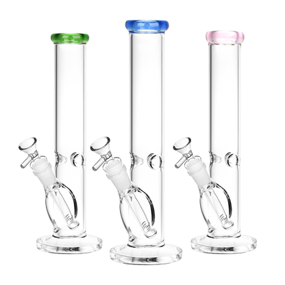 SeshGear Classic Glass Straight Tube Bong | Medium | Group