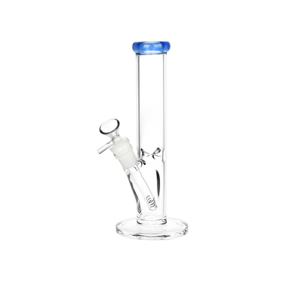 SeshGear Classic Glass Straight Tube Bong | Small | Blue