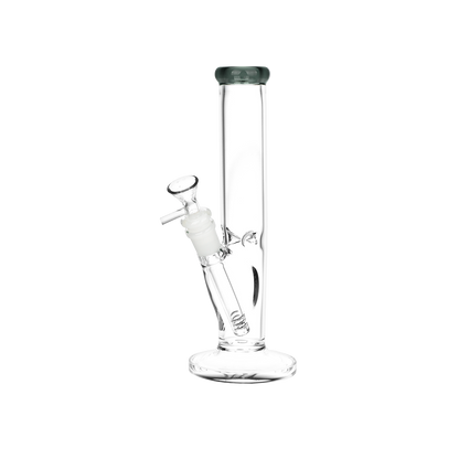 SeshGear Classic Glass Straight Tube Bong | Small | Gray