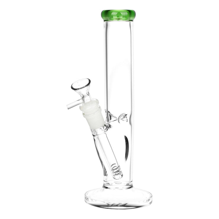 Classic Glass Straight Tube Bong | Small Size | Green