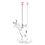 Classic Glass Straight Tube Bong | Small Size | Pink