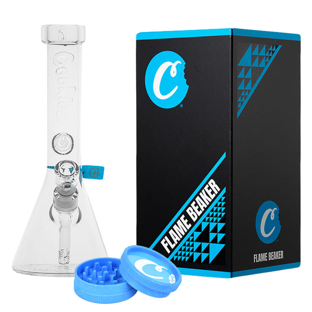 Cookies Flame Beaker Bong & Grinder Set Gift Sets Pulsar Pulsar