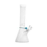 Cookies V Beaker Bong | Frosted & Clear | Side View