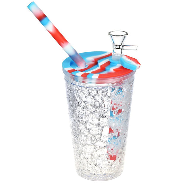 Cooling Freeze Travel Cup Bubbler | Red, White, & Blue