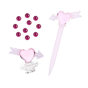 Cupid's Arrow Carb Cap, Dab Tool, & Ruby Terp Pearls Bundle