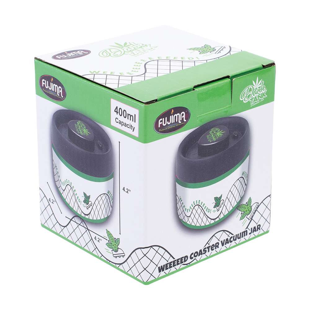 Dank Tank Vacuum Glass Jar | WEEEEED Roller Coaster | Packaging
