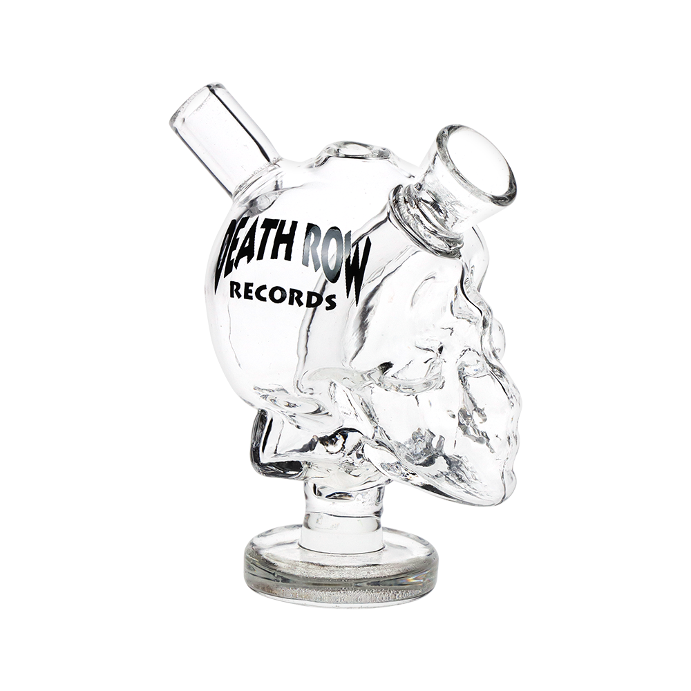 Death Row Records Skull Blunt Bubbler | Clear