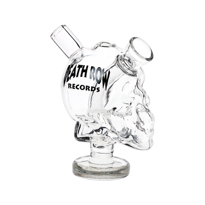 Death Row Records Skull Blunt Bubbler | Clear