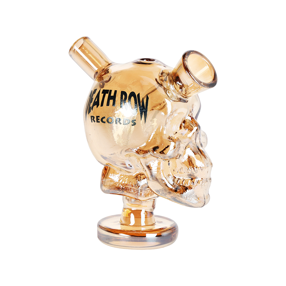 Death Row Records Skull Blunt Bubbler | Gold