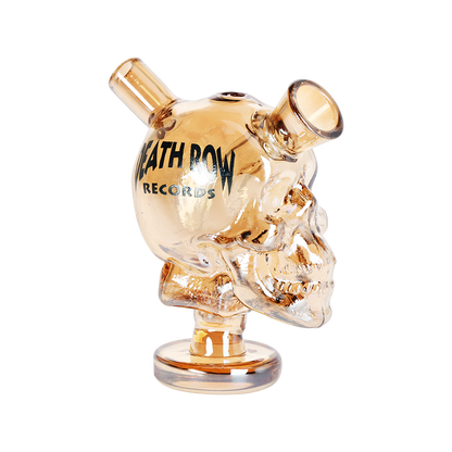 Death Row Records Skull Blunt Bubbler | Gold