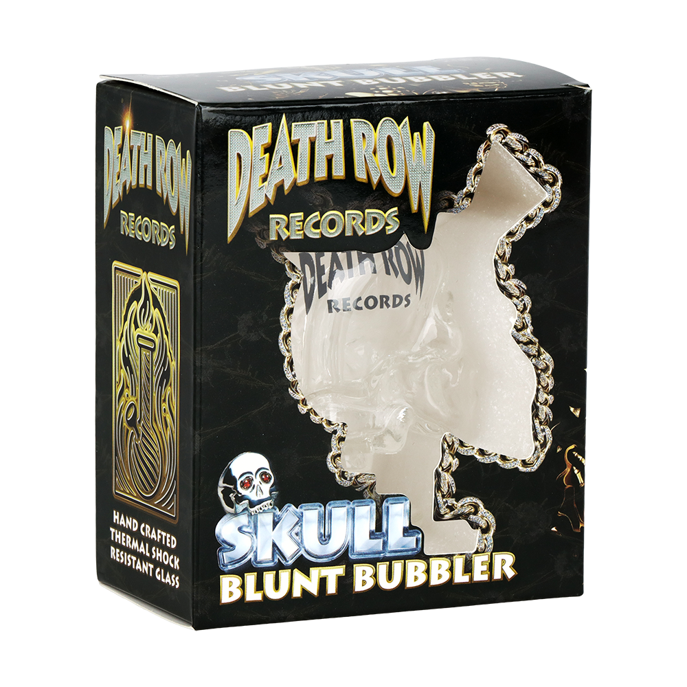 Death Row Records Skull Blunt Bubbler | Packaging