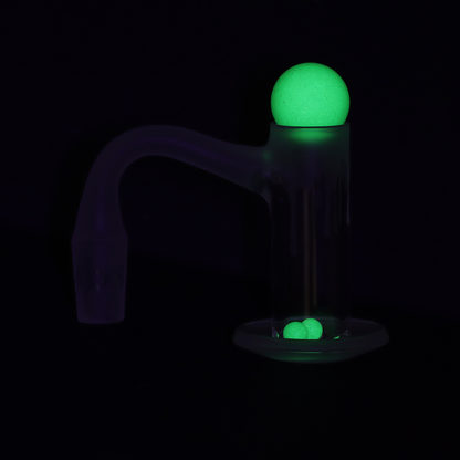 Dogg Lbs Everyday Drippin' Terp Slurper Banger Set | Glow In The Dark Cap & Pearls