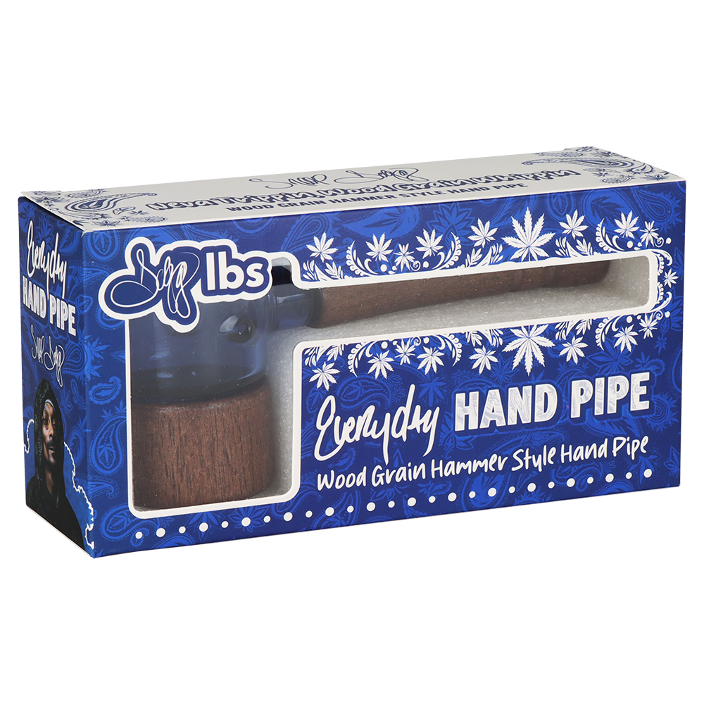 Dogg Lbs Everyday Wood Grain Hammer Hand Pipe | Packaging