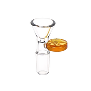 Embossed Leaf Herb Slide | Yellow