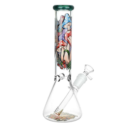 Eye Of The Shroom Beaker Bong | Back View