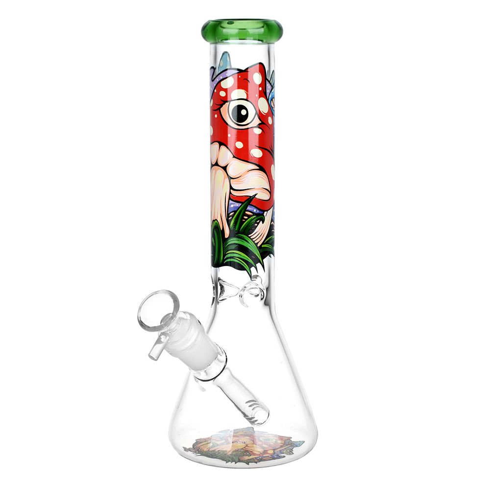 Eye Of The Shroom Beaker Bong | Green