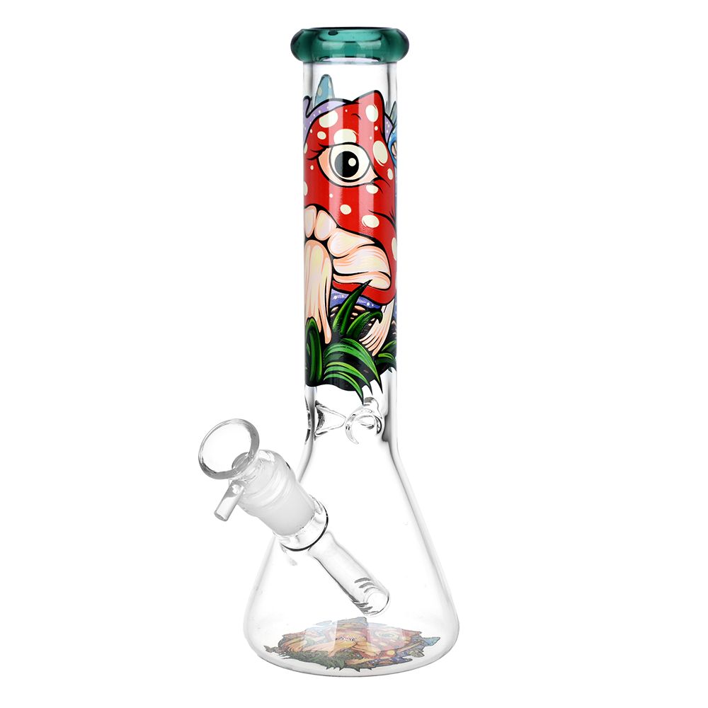 Eye Of The Shroom Beaker Bong | Teal