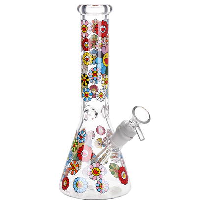 Flower Child Beaker Bong | Front View