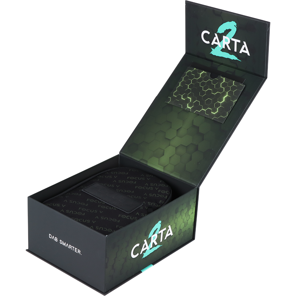 Focus V Carta 2 MAX Electric Dab Rig & Saber Hot Knife Bundle | Packaging Open View