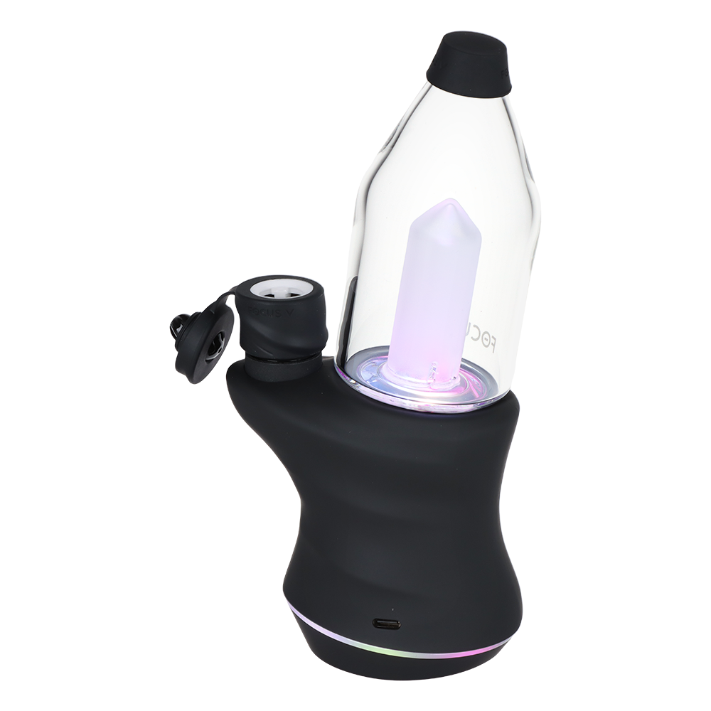 Focus V Carta 2 MAX Electric Dab Rig & Saber Hot Knife Bundle | Chamber Open View