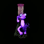 Frog King Beaker Bong | Glow In The Dark