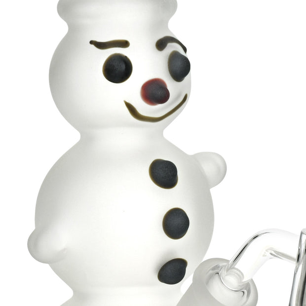 Frosted Snowman Dab Rig | Close View