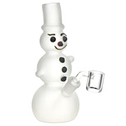 Frosted Snowman Dab Rig | Front View