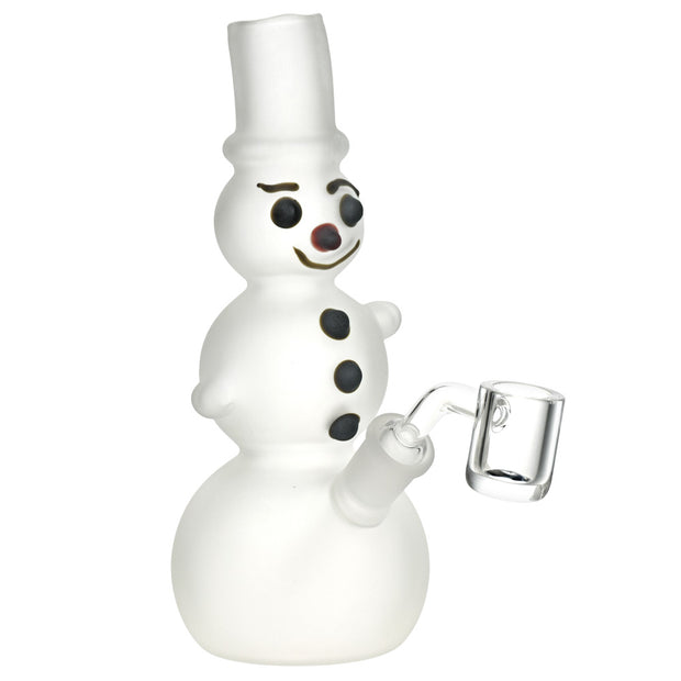 Frosted Snowman Dab Rig | Front View